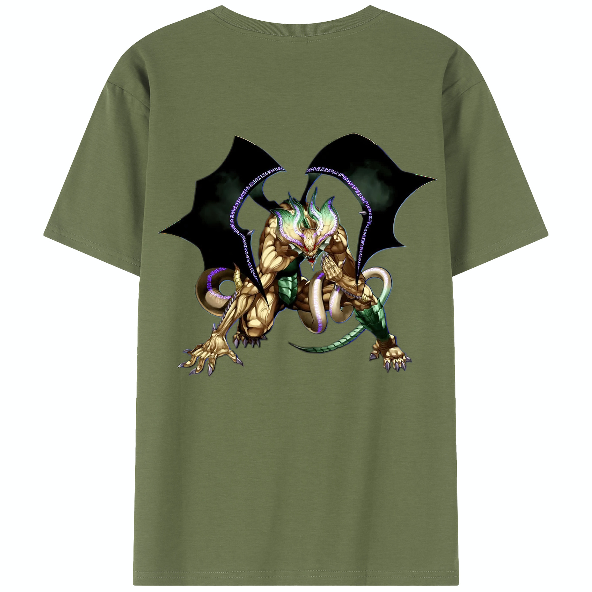 （画像用） 遊☆戯☆王 Yu-Gi-Oh! 綿100％半袖Tシャツ（背面プリント）
